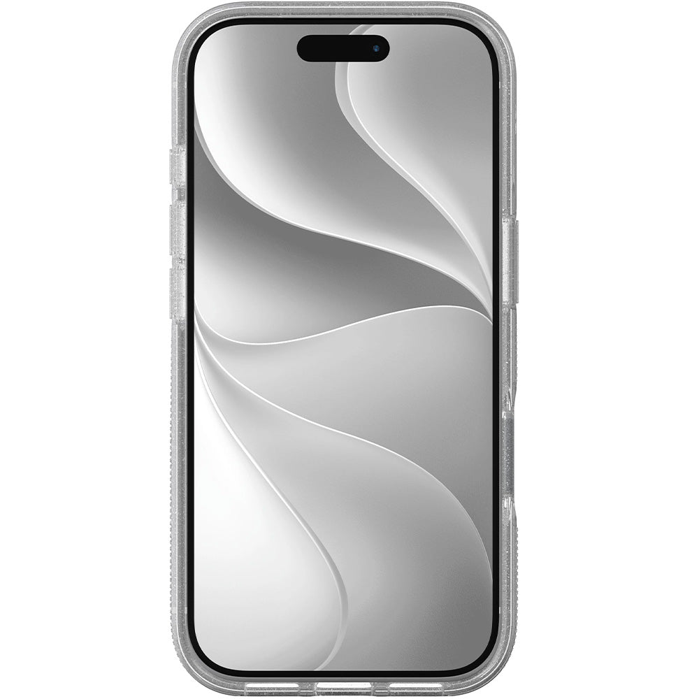 Handyhülle für iPhone 18 Pro Max / 17 Pro Max, ZAGG Milan Snap Kickstand mit MagSafe, Transparent-Gold mit Glitzer (6/6)