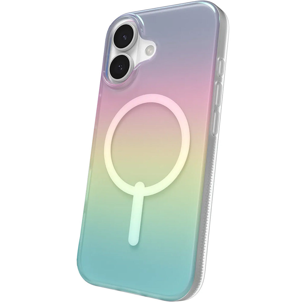 Handyhülle für iPhone 17, Zagg Milan Snap mit MagSafe, Transluzent-Mehrfarbig