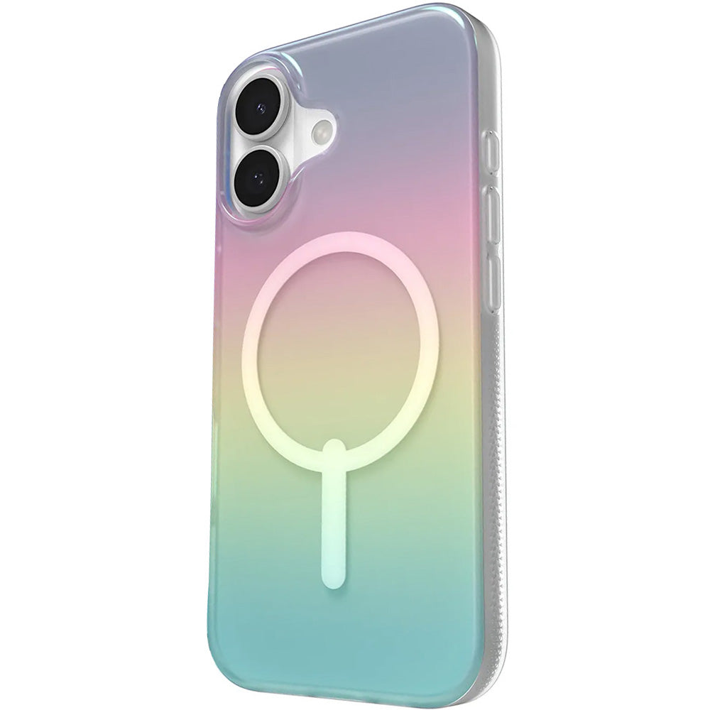 Handyhülle für iPhone 17, Zagg Milan Snap mit MagSafe, Transluzent-Mehrfarbig