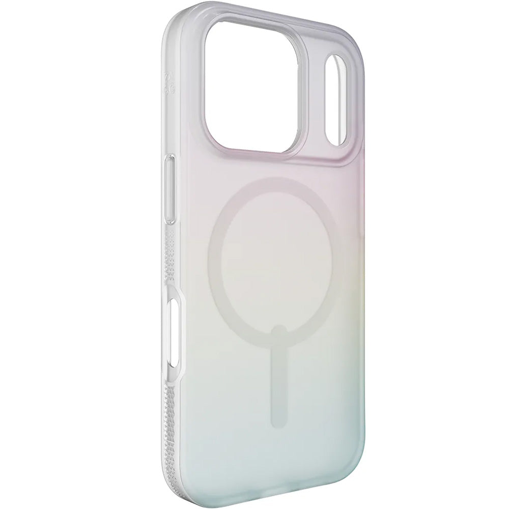 Handyhülle für iPhone 17 Pro, Zagg Milan Snap mit MagSafe, Transluzent-Mehrfarbig