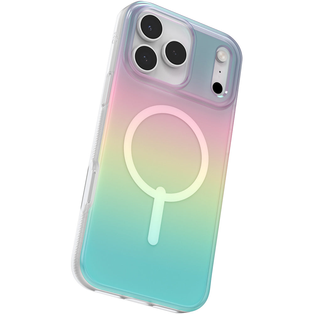 Handyhülle für iPhone 17 Pro Max, Zagg Milan Snap mit MagSafe, Transluzent-Mehrfarbig