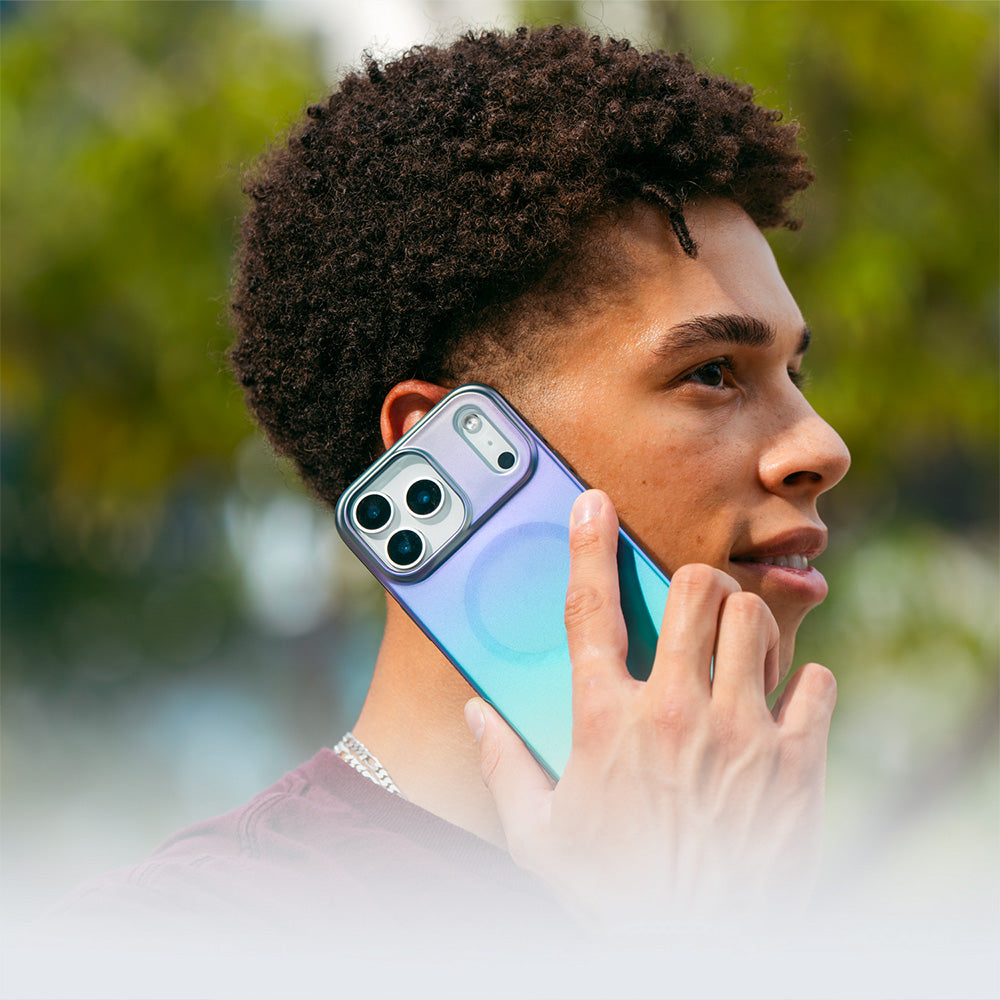 Handyhülle für iPhone 17 Pro, Zagg Milan Snap mit MagSafe, Transluzent-Mehrfarbig