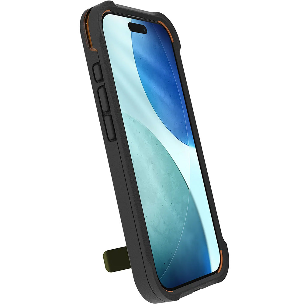 Handyhülle mit Ständer für iPhone 17, Zagg Rainier Snap Kickstand mit MagSafe, Grün