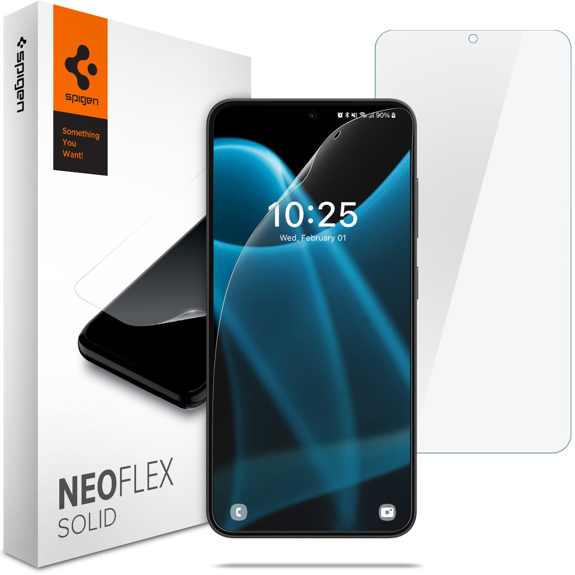 Folie für die Schutzhülle für Galaxy S24, Spigen Neo Flex Solid 2-Pack