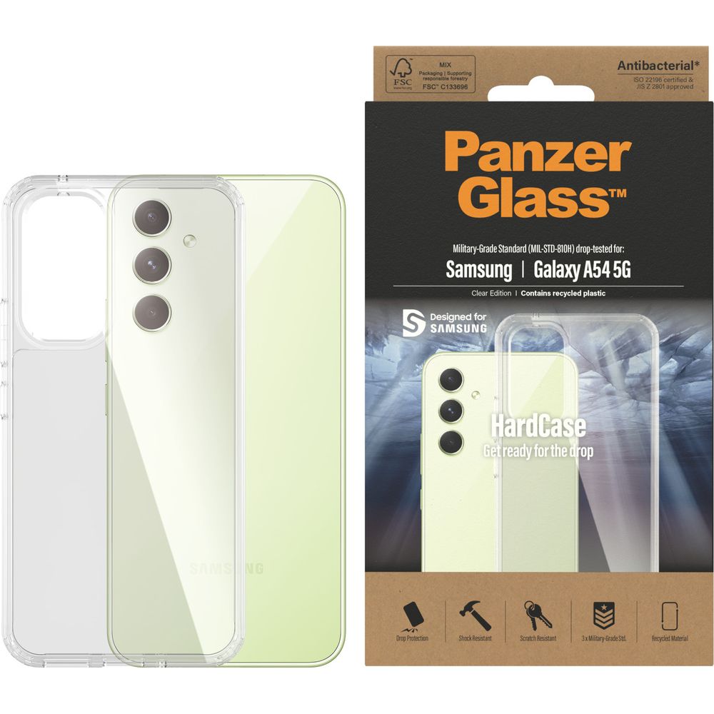 Schutzhülle PanzerGlass HardCase für Galaxy A54 5G, Transparent