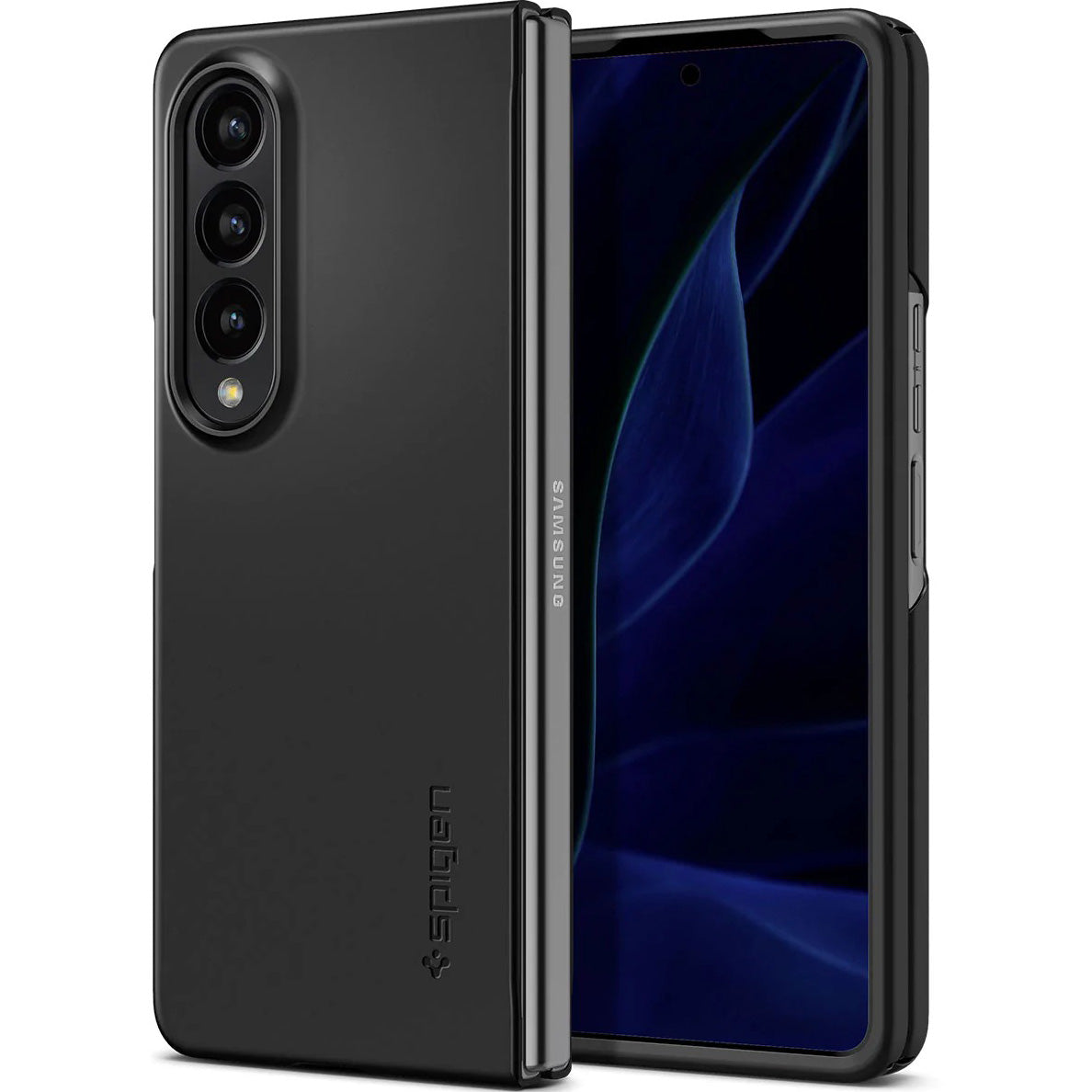 Schutzhülle Spigen Air Skin für Galaxy Z Fold4, Schwarz