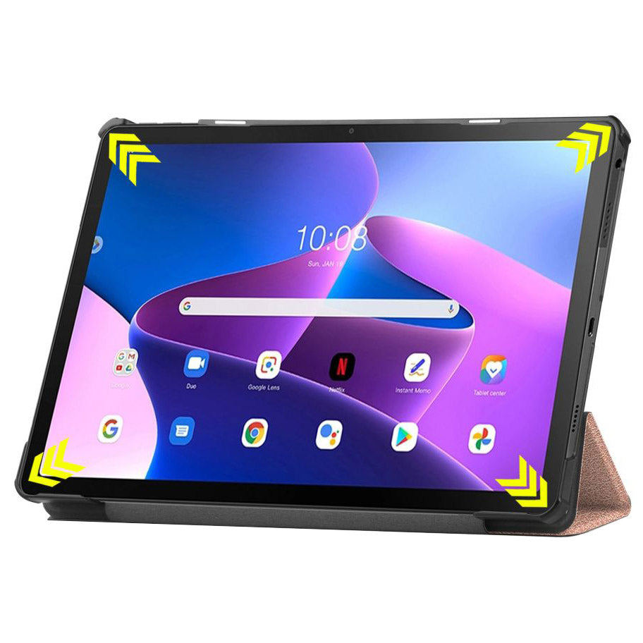 Schutzhülle Tech Protect Smartcase für Lenovo Tab M10 Plus 10.6 gen. 3, Rosegold