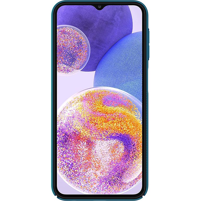 Schutzhülle Nillkin Super Frosted Shield für Galaxy A24 4G, Blau