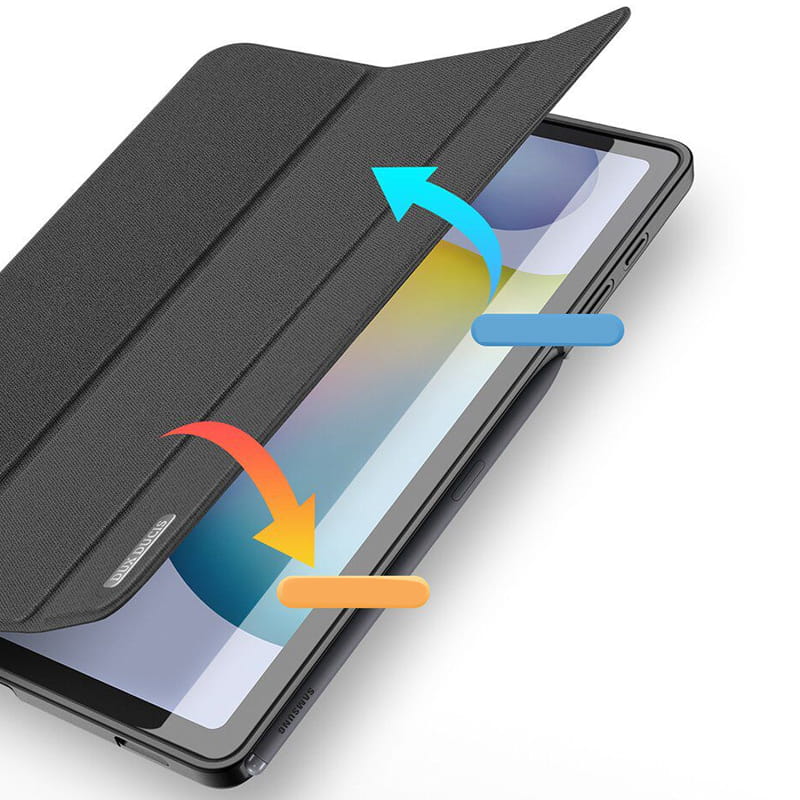 Schutzhülle Dux Ducis Domo für Galaxy Tab S6 Lite 10.4, Schwarz