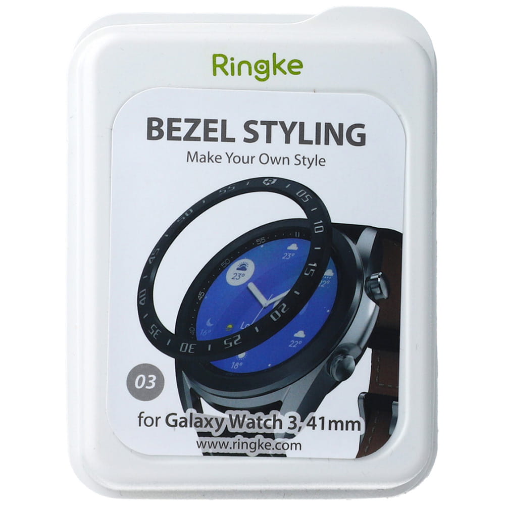 Rahmen Ringke Bezel Styling GW3-41-03 für Galaxy Watch 3 41mm, Schwarz