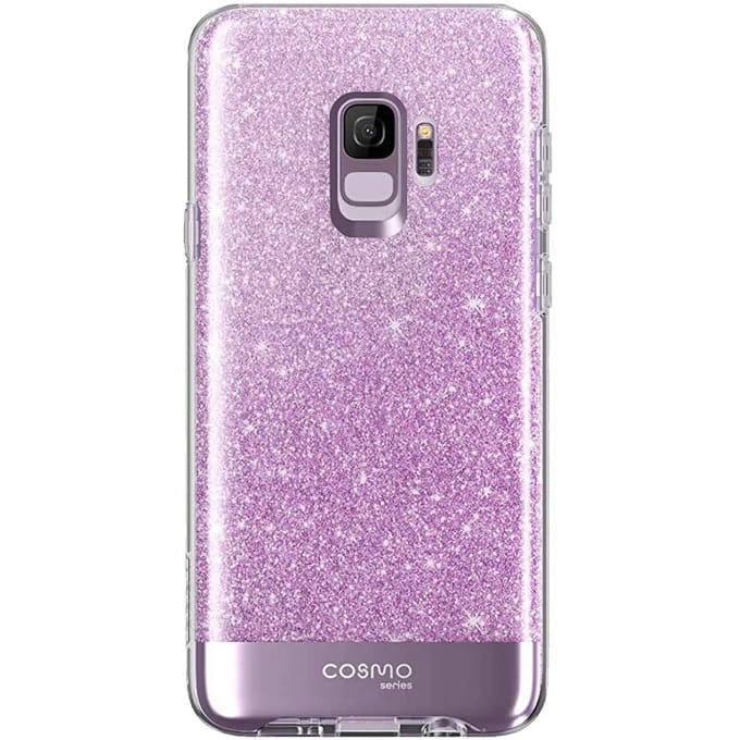 Schutzhülle Supcase i-Blason Cosmo SP für Galaxy S9, Glitzer Violett