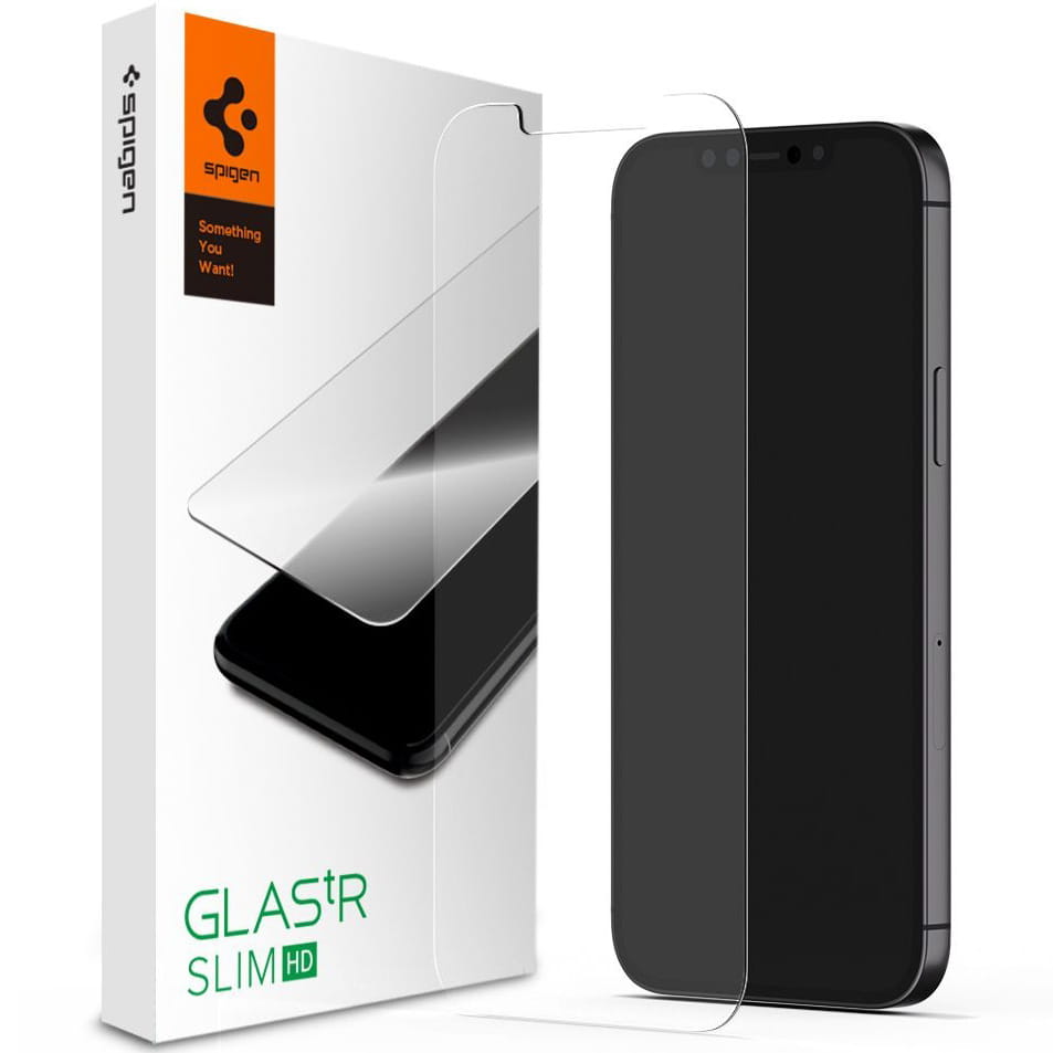 Glas für die Schutzhülle Spigen Glas.tr Slim iPhone 12 / 12 Pro
