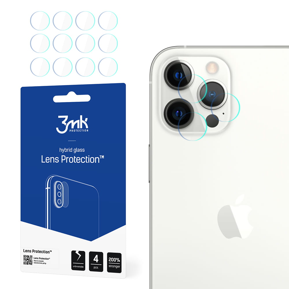 Glas für die Kamera 3mk Hybrid Glass Lens Protection für iPhone 12 Pro Max