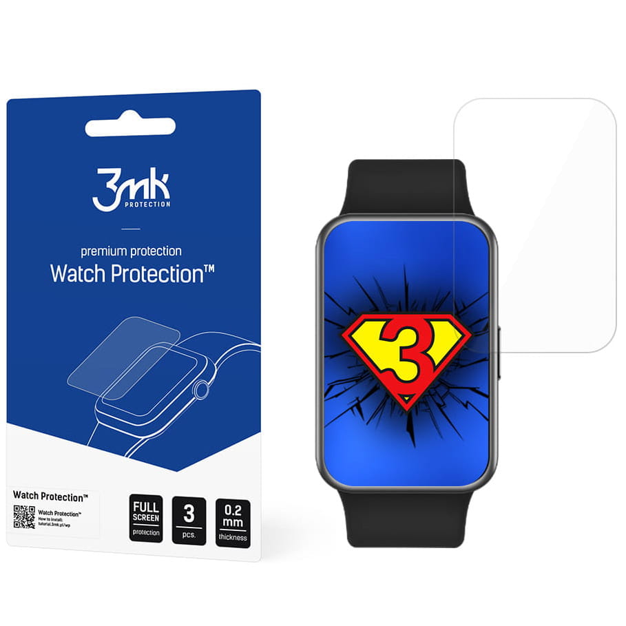 Schutzfolie 3mk Watch Protection für Huawei Watch Fit, 3 Stück