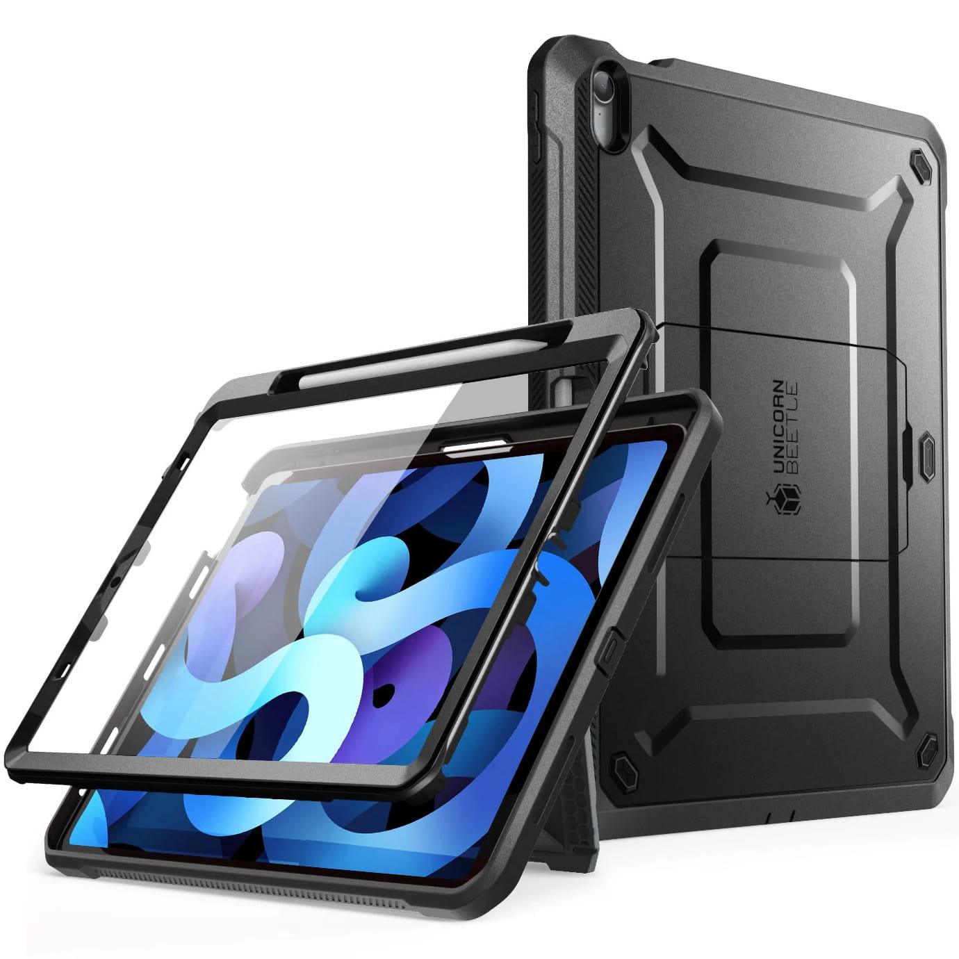 Schutzhülle für iPad Air 5/4 gen. 2022/2020, Supcase UB Pro Pencil SP, Schwarz