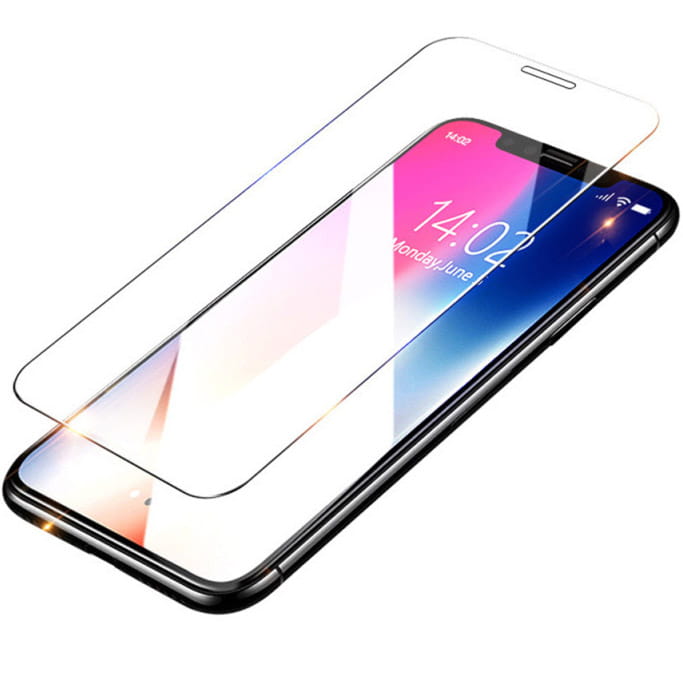 Gehärtetes Glas Bizon Glass Clear - 3 Stück + Kameraschutz für iPhone 11 Pro