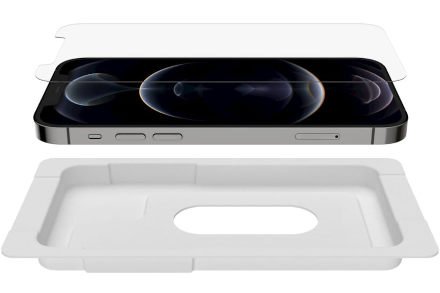 Glas für die Schutzhülle Belkin SF UltraGlass AntiMicrobial iPhone 12 / 12 Pro