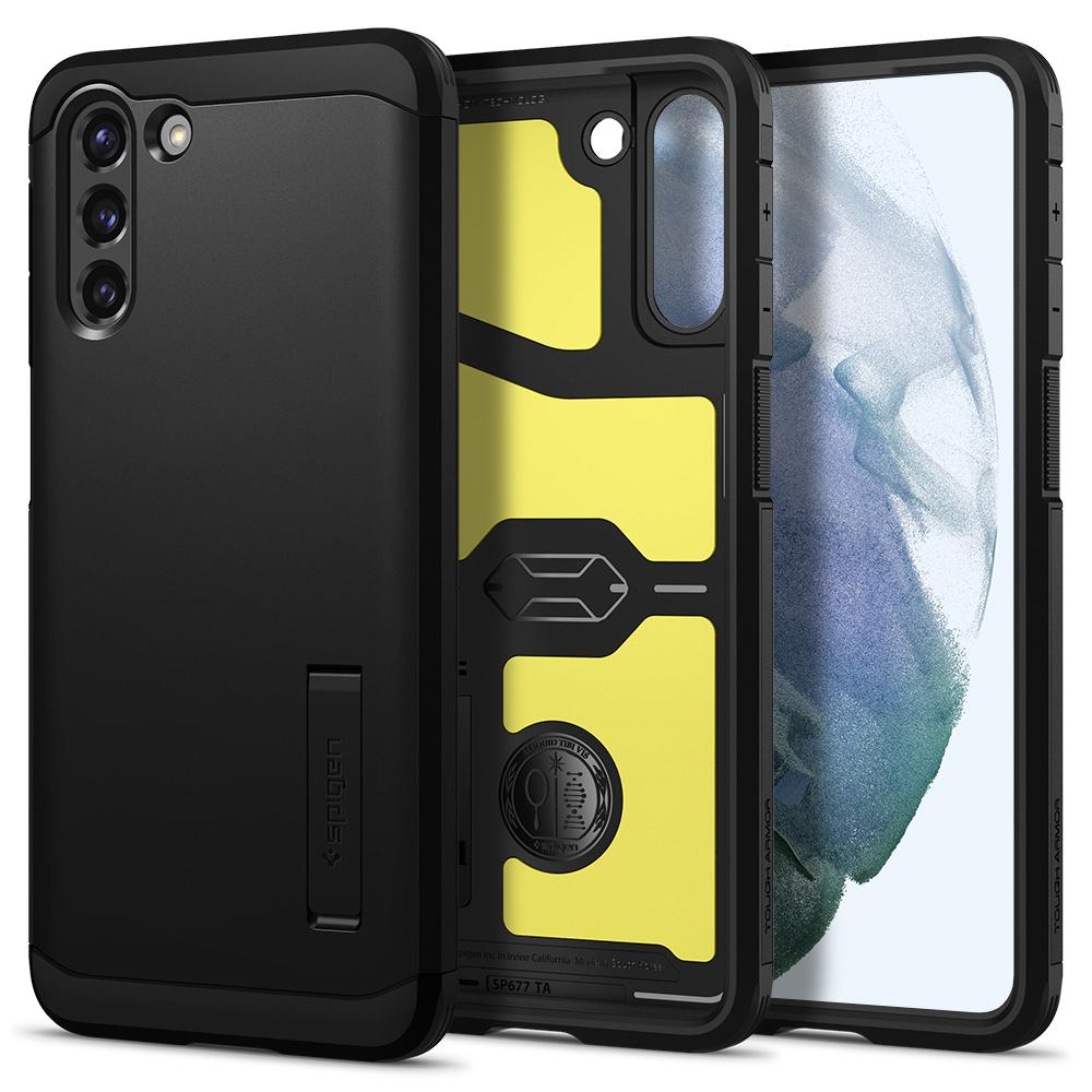Schutzhülle Spigen Tough Armor Galaxy S21 5G schwarz