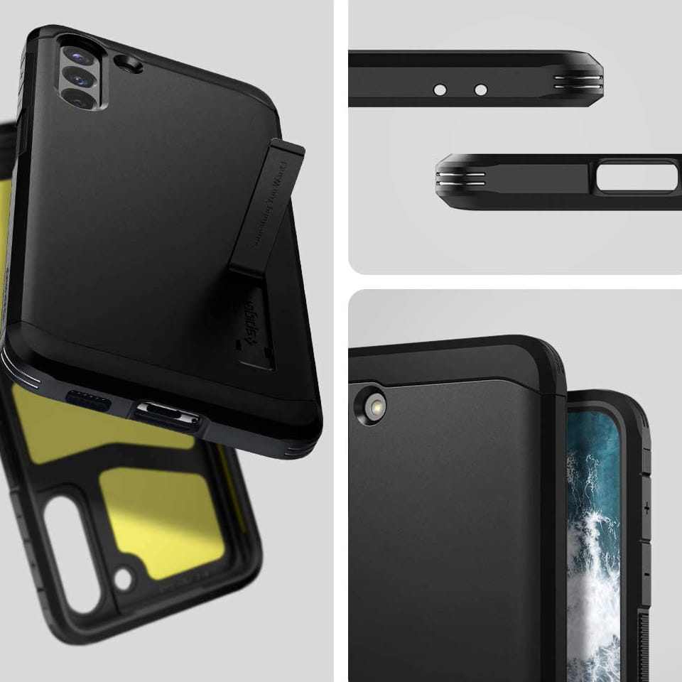 Schutzhülle Spigen Tough Armor Galaxy S21 5G schwarz
