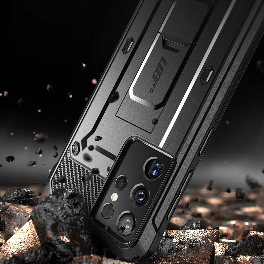 Schutzhülle Supcase UB Pro noSP für Galaxy S21 Ultra 5G schwarz