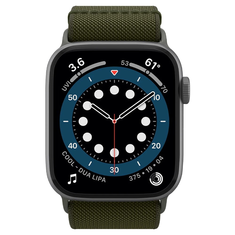 Armband Spigen Lite Fit für Apple Watch 49/45/44/42 mm, Olivgrün