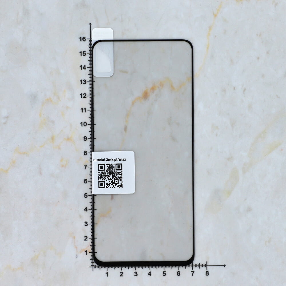 Gehärtetes Glas 3mk HardGlass Max Lite für Xiaomi Mi 10T / 10T Pro / 10T Lite, schwarzer Rahmen