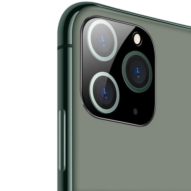 Glas für die Kamera Bizon Glass Lens für iPhone 11 Pro Max / 11 Pro, 2 Stück