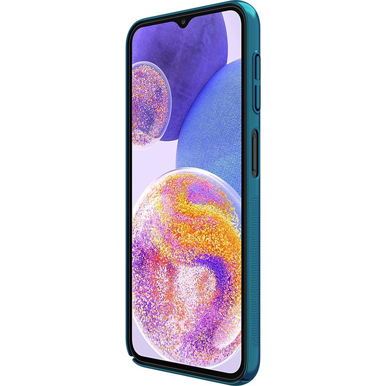 Schutzhülle Nillkin Super Frosted Shield für Galaxy A24 4G, Blau