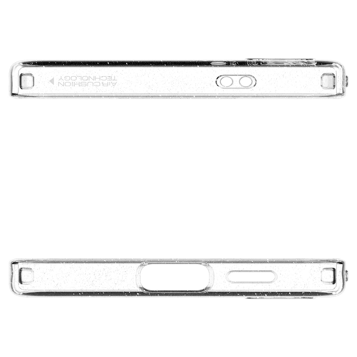 Schutzhülle für Galaxy S24, Spigen Liquid Crystal Glitter, Transparent mit Glitzer