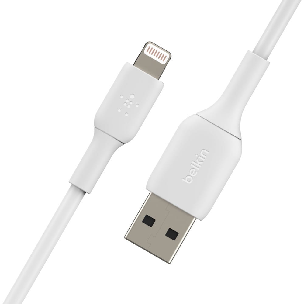 Kabel Belkin Boost Charge PVC MFI USB-A für Lightning 1m, Weiss