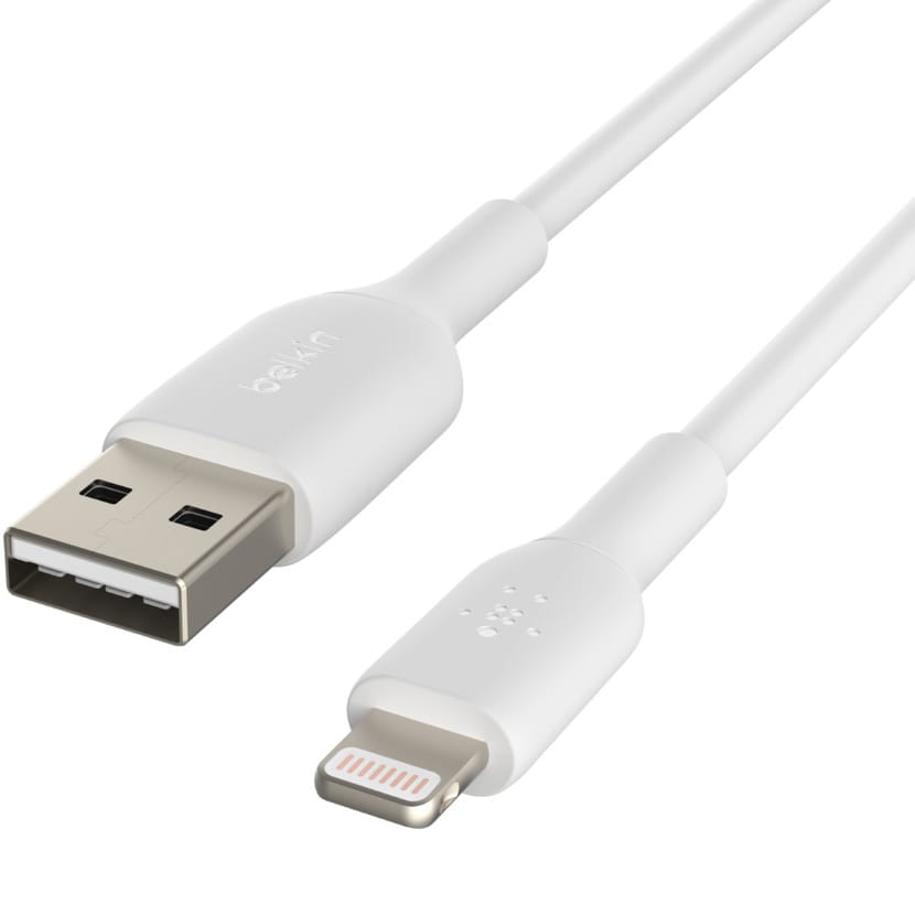 Kabel Belkin Boost Charge PVC MFI USB-A für Lightning 1m, Weiss