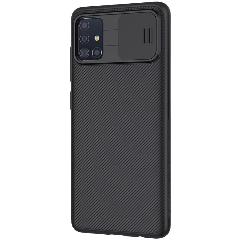 Schutzhülle Nillkin CamShield für Galaxy A51, Schwarz
