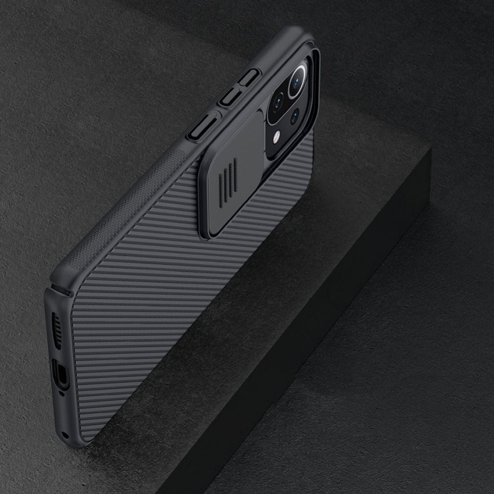 Schutzhülle Nillkin Camshield für Xiaomi Mi 11 Lite / 5G / 5G NE, Schwarz