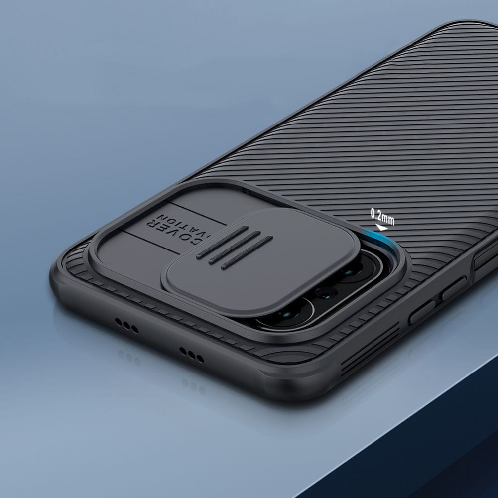 Schutzhülle Nillkin CamShield Pro für Xiaomi Mi 11i / POCO F3, Schwarz