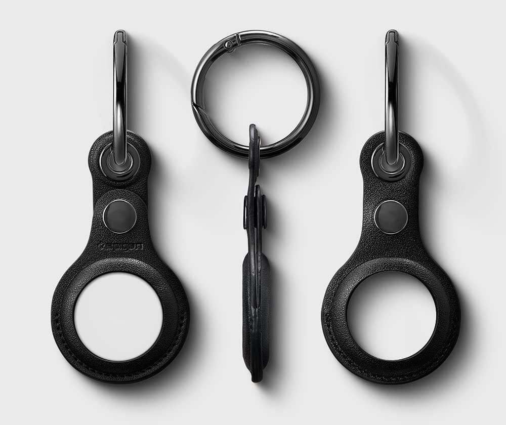 Schutzhülle Spigen Valentinus Case für Apple AirTag, Schwarz