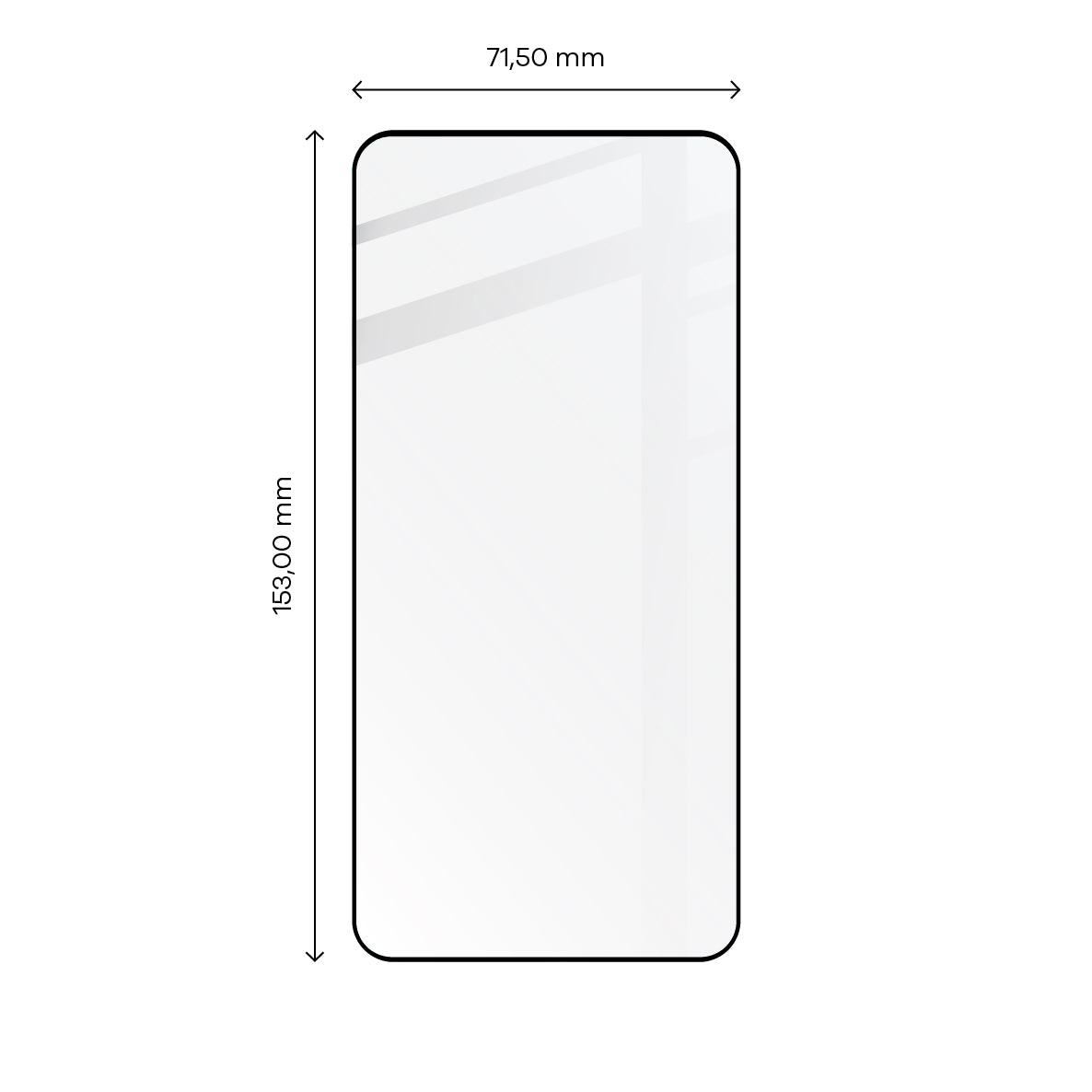 Gehärtetes Glas - 2 Stück + Kameraschutz für Galaxy S23 Plus, Bizon Glass Edge 2 Pack, Schwarz