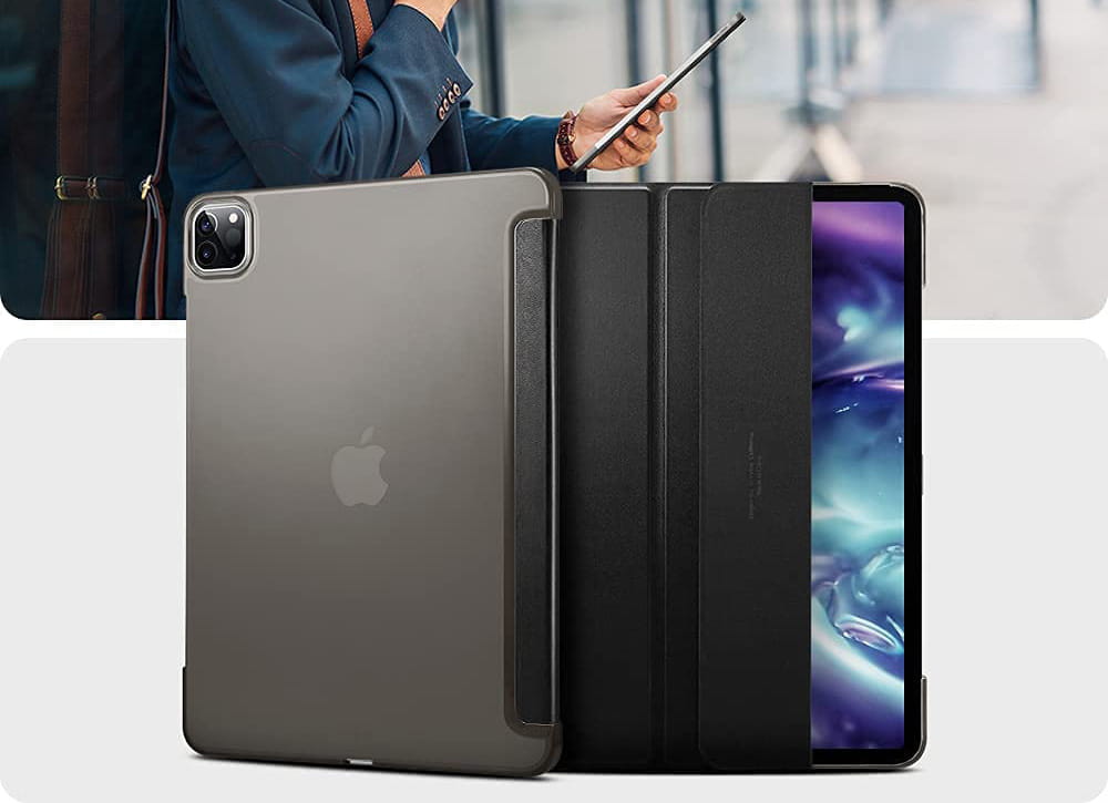 Schutzhülle Spigen Smart Fold für iPad Pro 11 (2022/2021), Schwarz