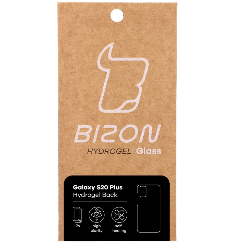 Hydrogel Folie für die Rückseite Bizon Glass, Galaxy S20 Plus, 2 Stück