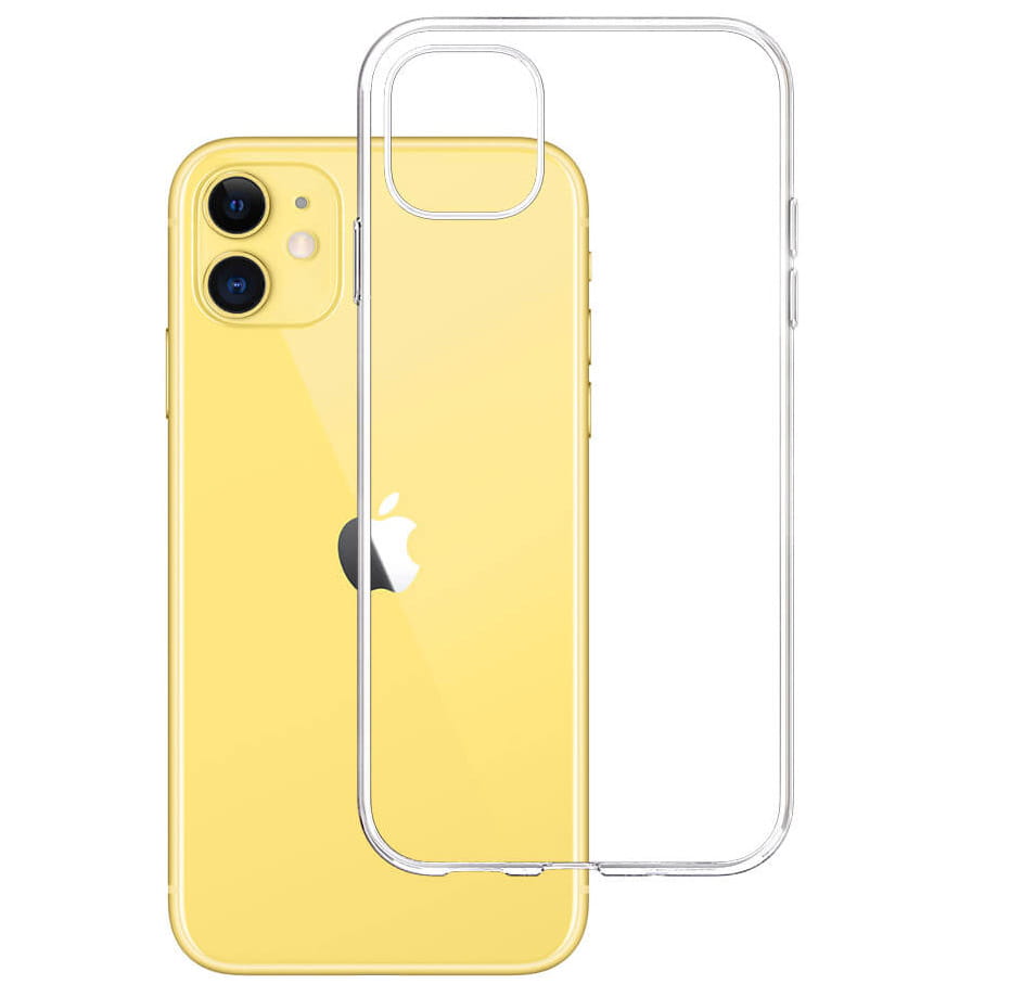 Schutzhülle 3mk Clear Case iPhone 11 transparent