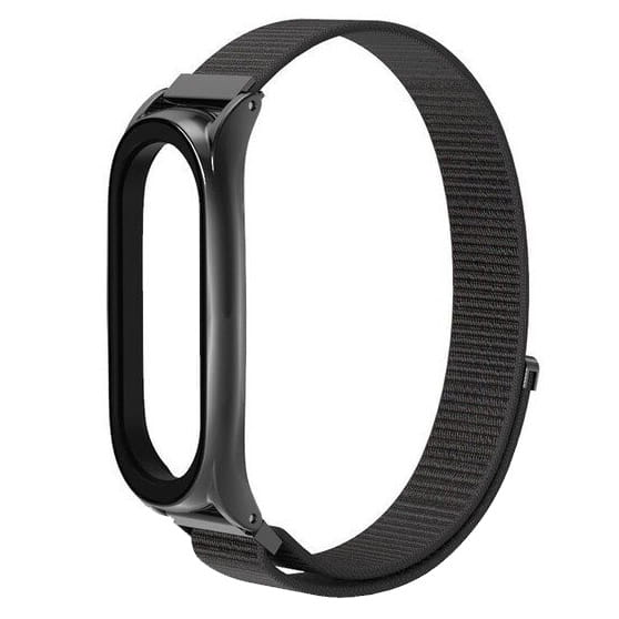 Armband Tech-Protect Nylon für Xiaomi Mi Band 5/6, Schwarz