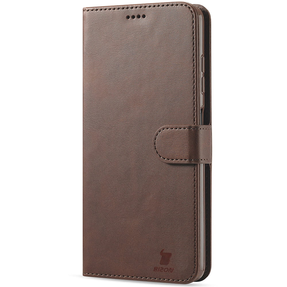 Schutzhülle Bizon Case Wallet für Xiaomi Poco X3 / NFC / Pro, Braun