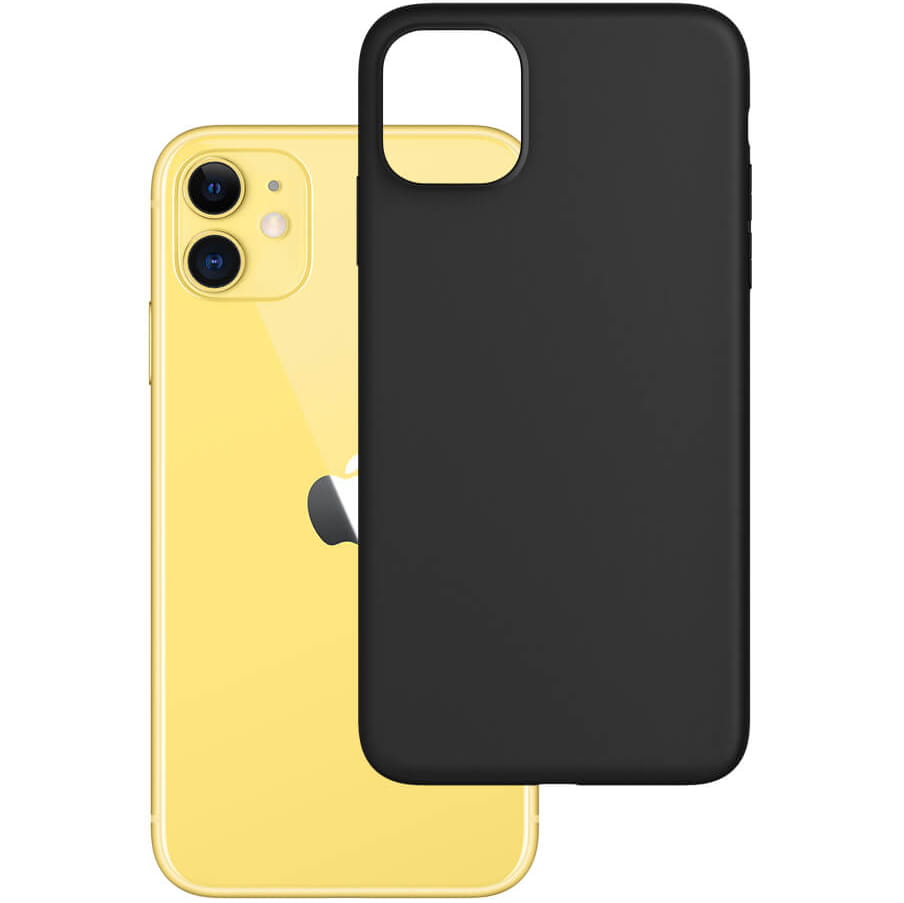 Schutzhülle 3mk Matt Case für iPhone 11 schwarz