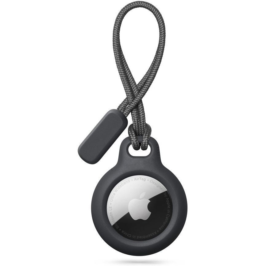 Fall / Schlüsselanhänger Tech-Protect Rough Chain für Apple AirTag, Schwarz