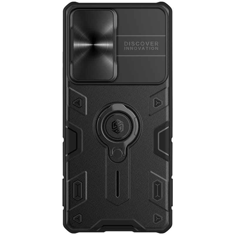Schutzhülle Nillkin CamShield Armor Case für Galaxy S21 Ultra, Schwarz
