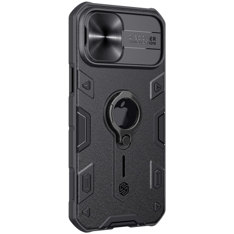 Schutzhülle Nillkin CamShield Armor Case für iPhone 12 Pro Max, Schwarz