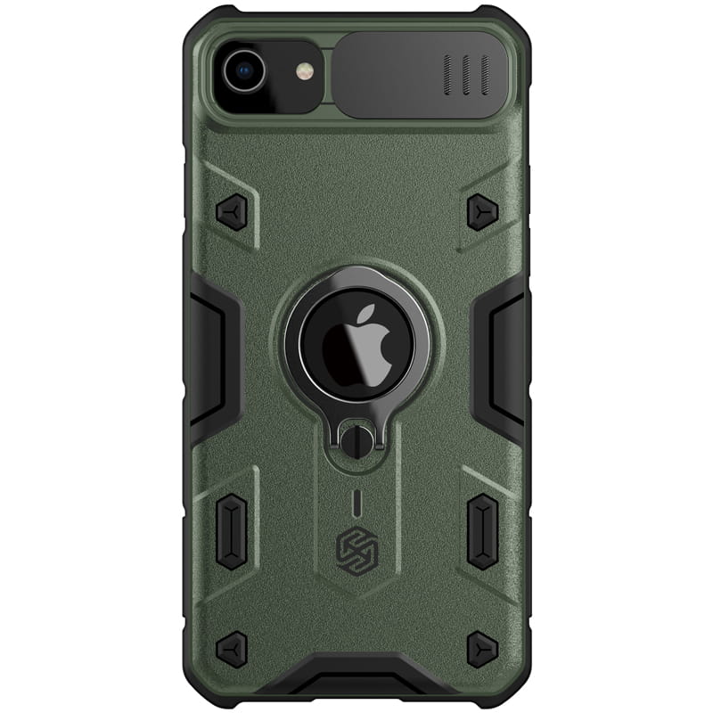 Schutzhülle Nillkin CamShield Armor Case für iPhone SE 2022/2020, 8/7, Grün