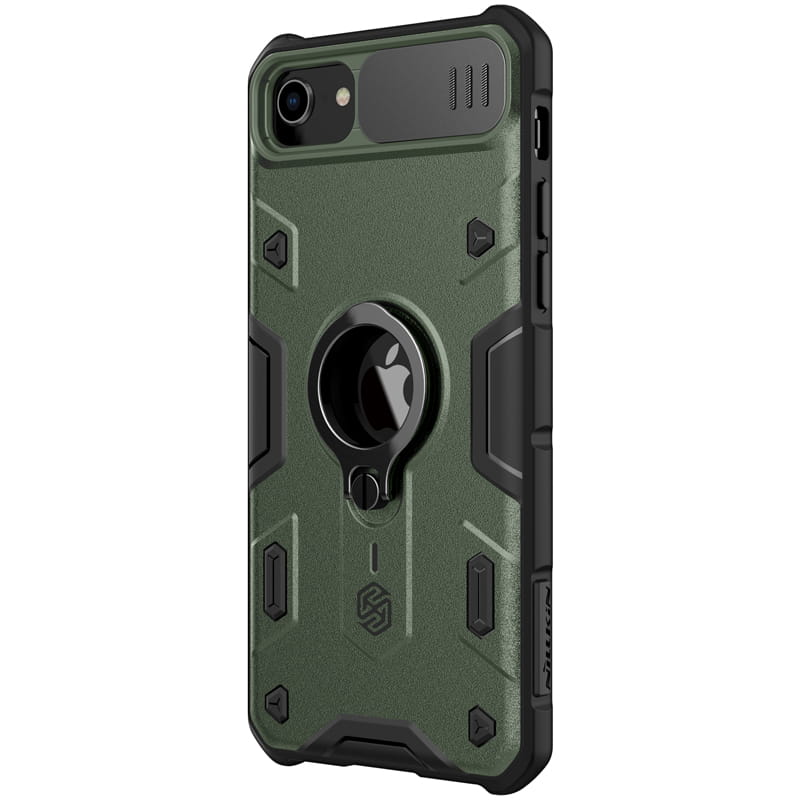 Schutzhülle Nillkin CamShield Armor Case für iPhone SE 2022/2020, 8/7, Grün