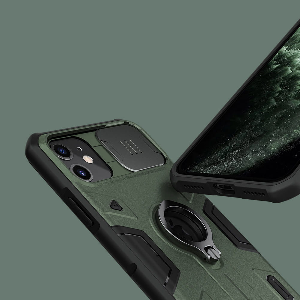 Schutzhülle Nillkin CamShield Armor Case für iPhone 11, Grün