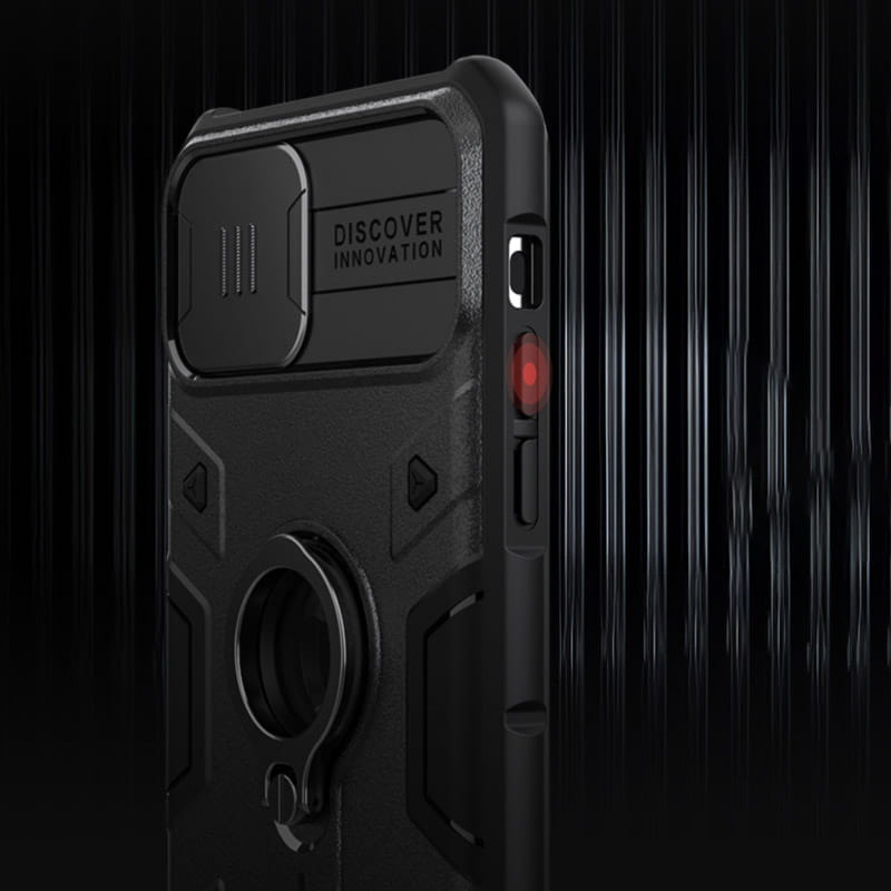 Schutzhülle Nillkin CamShield Armor Case für iPhone 11 Pro Max, Schwarz