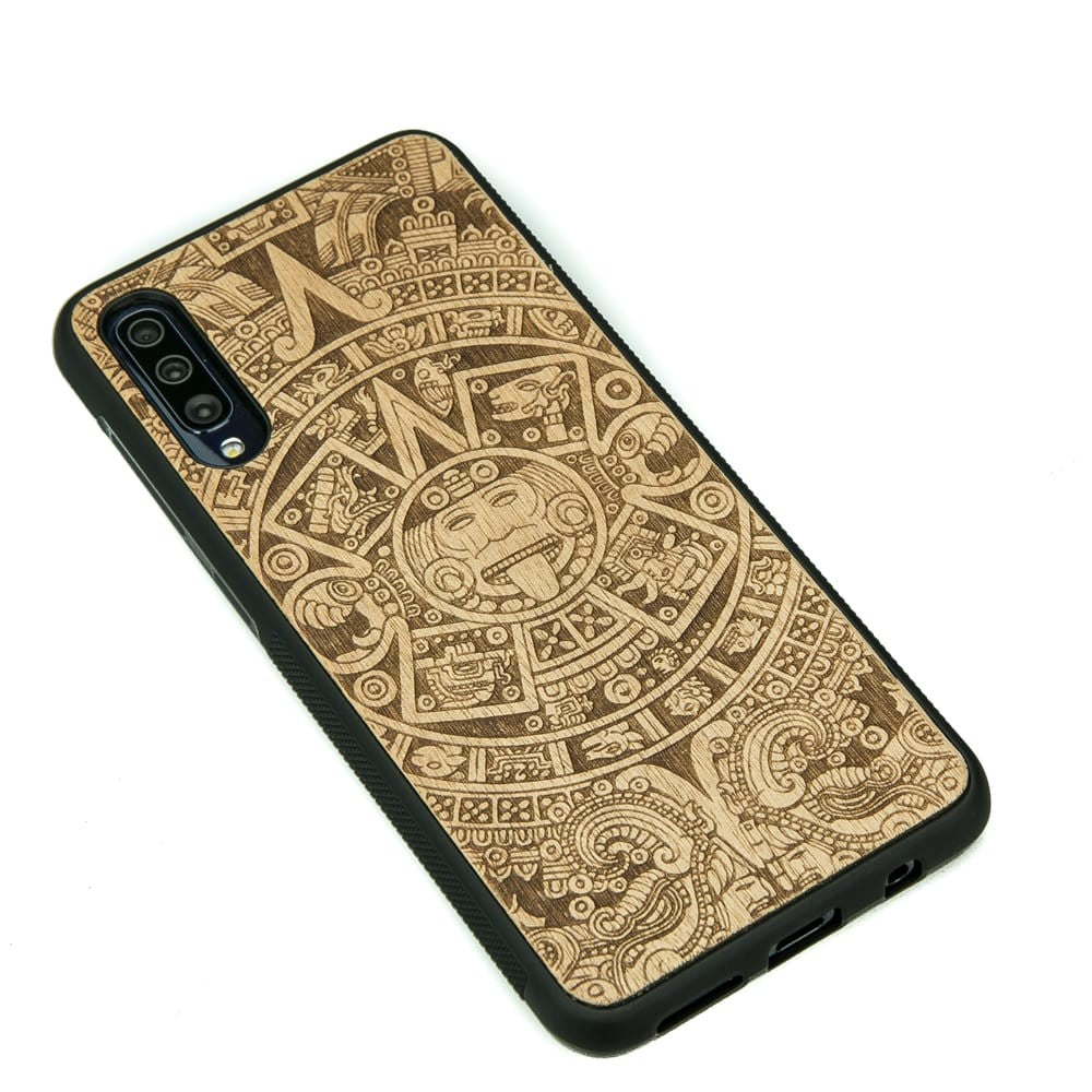 Holzhülle Bewood für Galaxy A70, Aniegre Aztekischer Kalender
